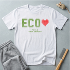 T-shirt Eco Heart — T-shirt graphique 8 bits «ECO»