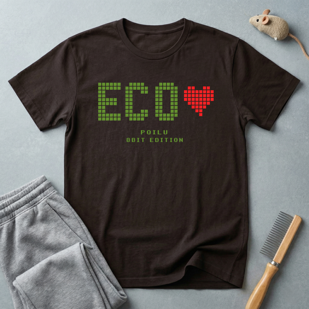 T-shirt Eco Heart — T-shirt graphique 8 bits «ECO»