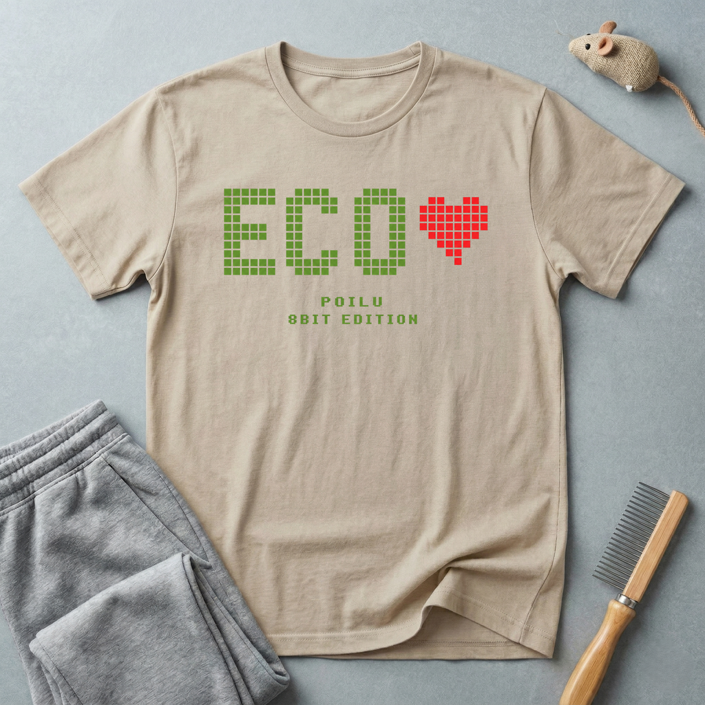 T-shirt Eco Heart — T-shirt graphique 8 bits «ECO»