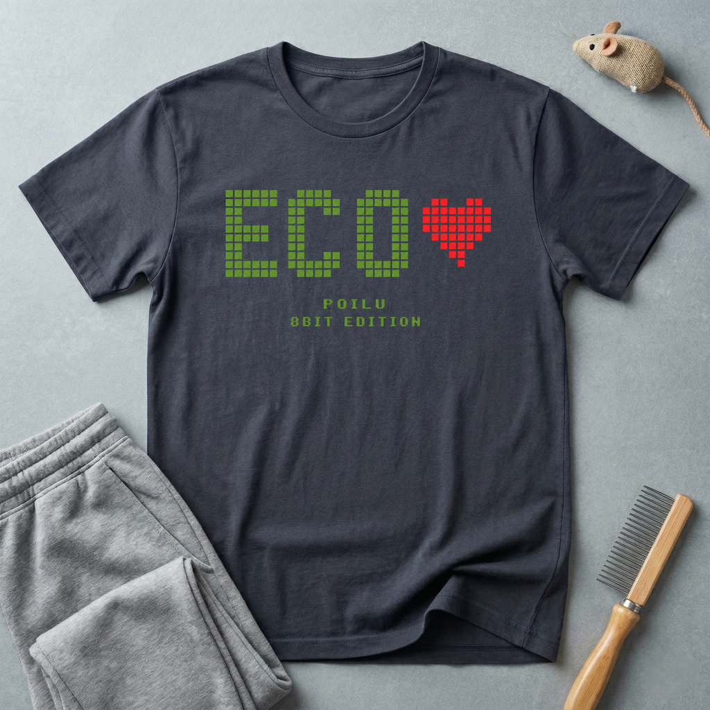 T-shirt Eco Heart — T-shirt graphique 8 bits «ECO»