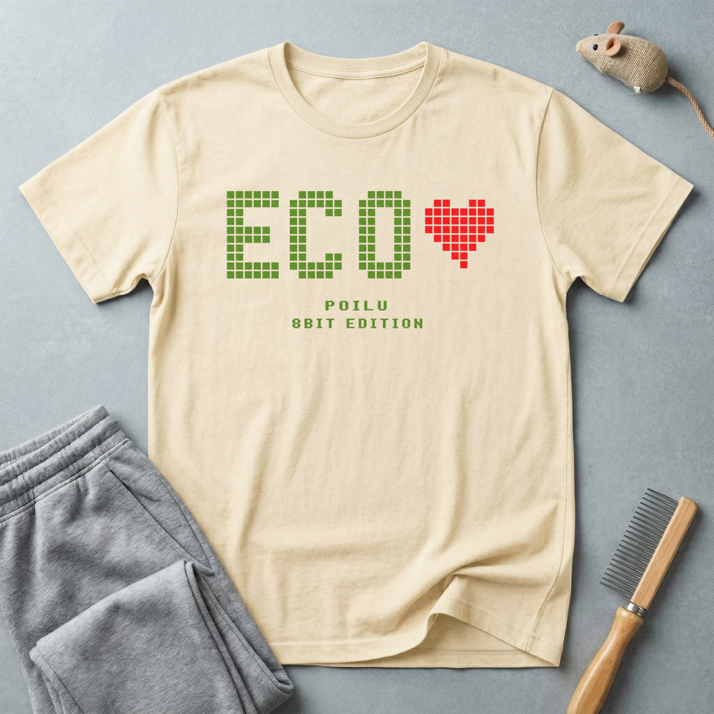 T-shirt Eco Heart — T-shirt graphique 8 bits «ECO»