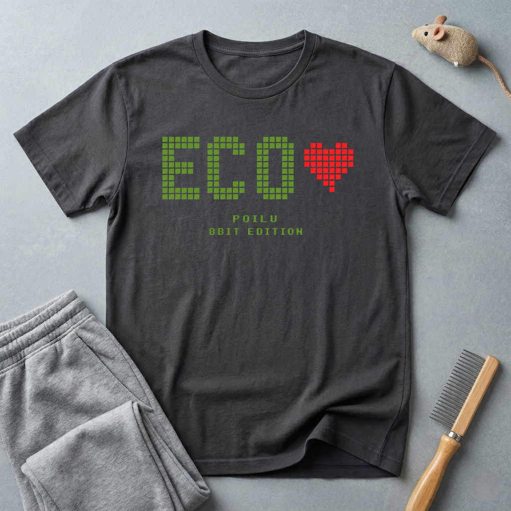 T-shirt Eco Heart — T-shirt graphique 8 bits «ECO»