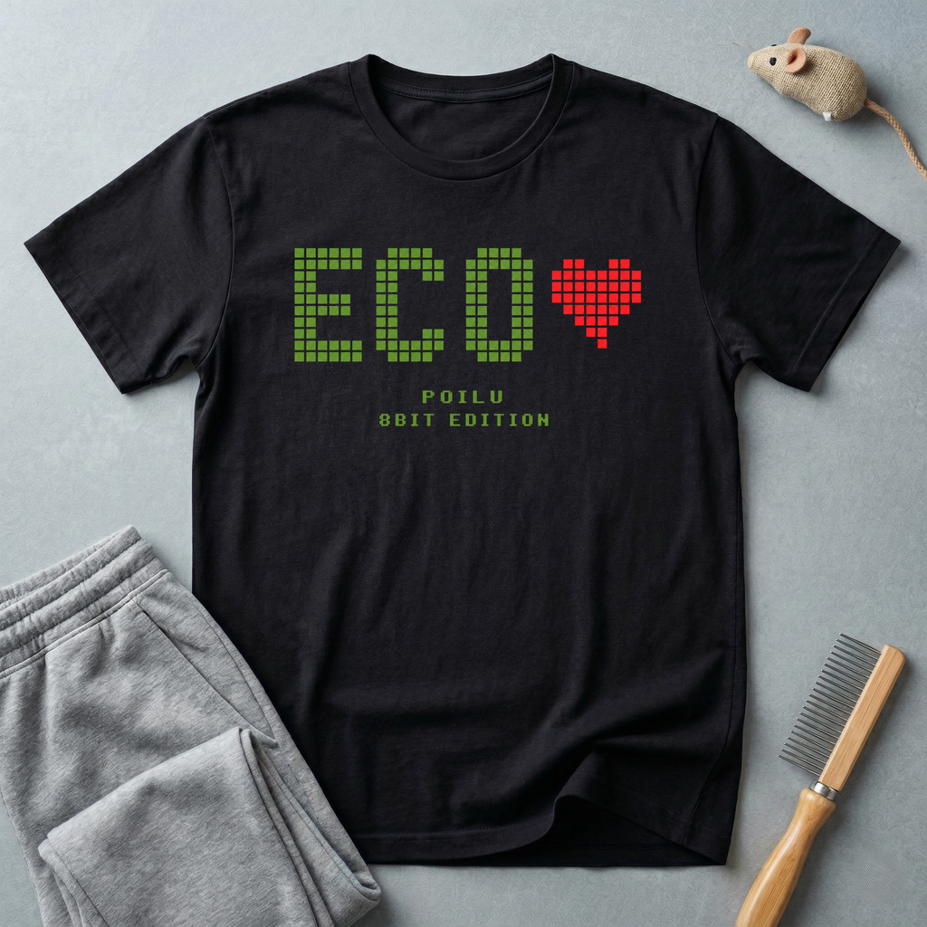 T-shirt Eco Heart — T-shirt graphique 8 bits «ECO»