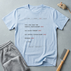 T-shirt Message pour le climat — «Vous avez reçu mon dernier avertissement STOP»