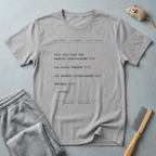 T-shirt Message pour le climat — «Vous avez reçu mon dernier avertissement STOP»