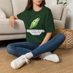 T-shirt kawaii avec cosse de pois — Adorable t-shirt illustré sur le thème botanique
