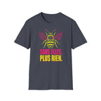 T-shirt graphique Abeille — « Sans elles, plus rien. » — T-shirt féministe en hommage aux pollinisatrices