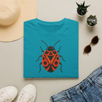 T-shirt illustré avec coccinelle