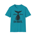 Whale Tail 'En Route' T-Shirt — Nautical Travel Graphic Tee