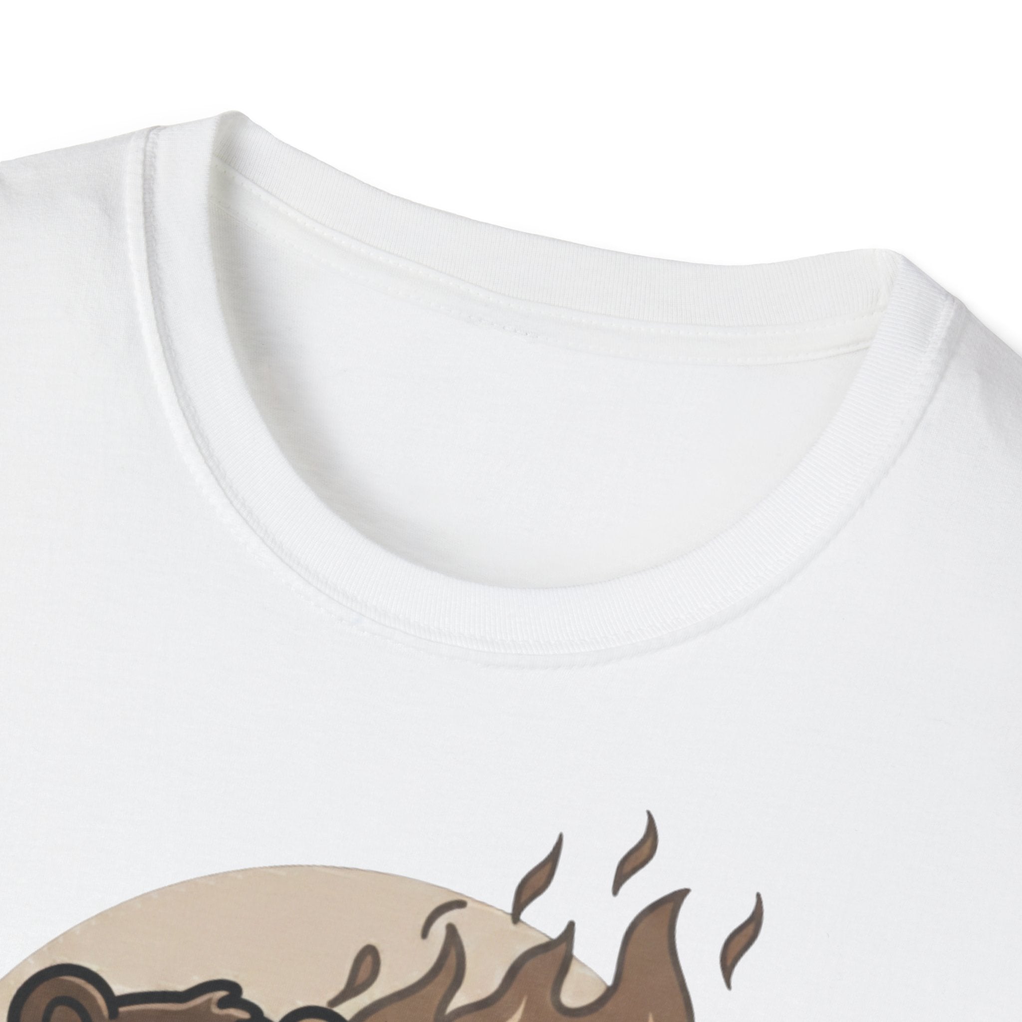 This Is Fine Bear T-Shirt — Funny Cozy Cartoon Tee