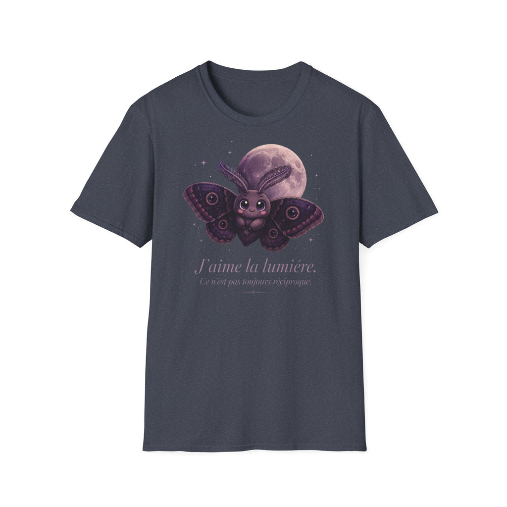 T-shirt avec papillon de nuit et lune — « La Lune » — T-shirt graphique