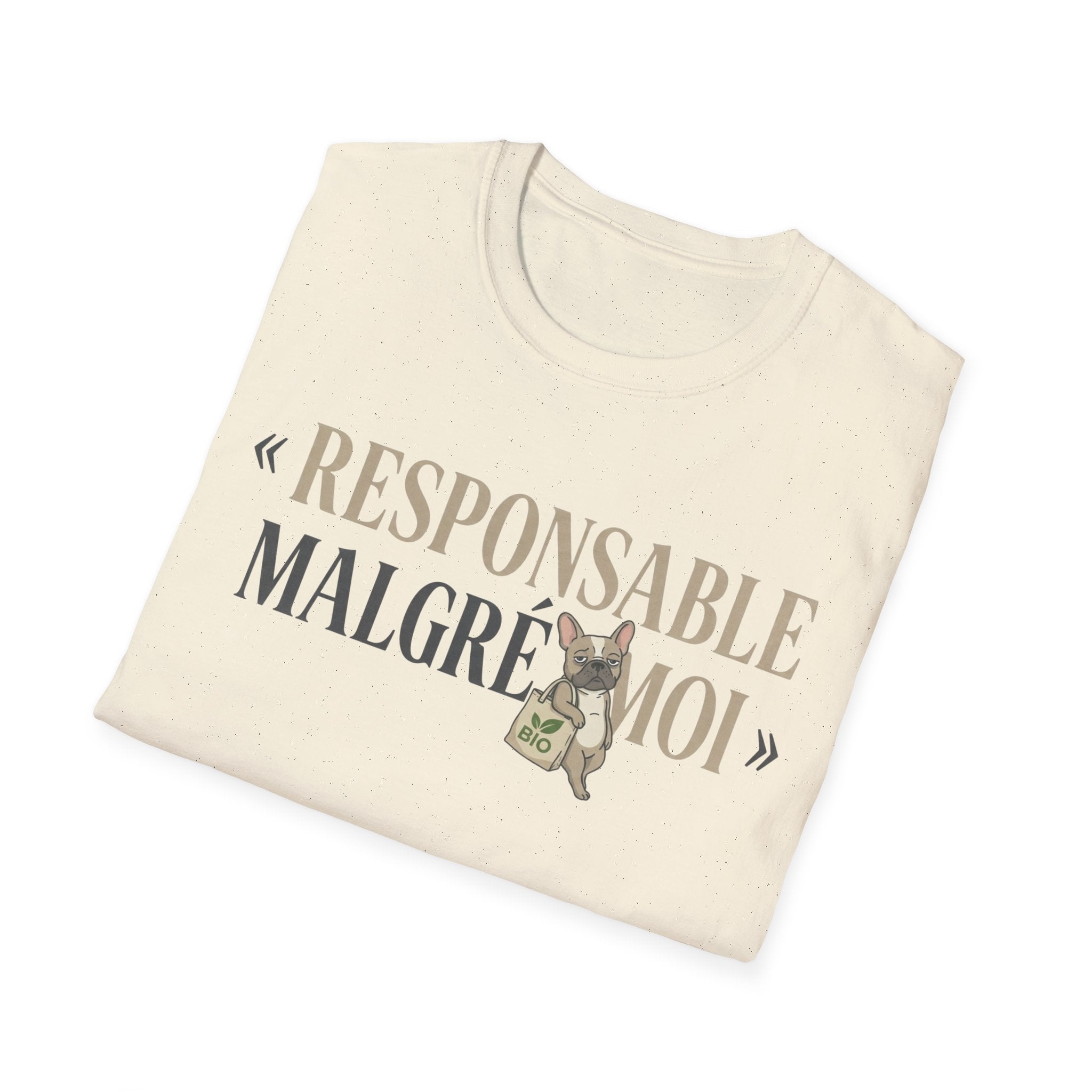 T-Shirt — "Responsable Malgré Moi" Funny French Graphic Tee