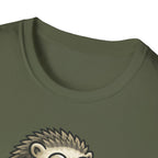 Eco Hedgehog T‑Shirt — "Écolo mais fatigué" Cute Eco-Friendly Graphic Tee