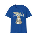Sauvage Mais Au Chaud Fox T-Shirt — Cozy Vintage Fox Graphic Tee