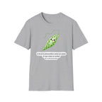 T-shirt kawaii avec cosse de pois — Adorable t-shirt illustré sur le thème botanique