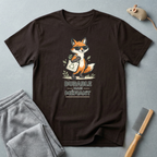 T-shirt illustration de renard — "Durable Mais Méfiant"