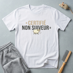 T-Shirt — "Certifié Non Suiveur" Goat Graphic
