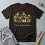 T-shirt Gorille Art Vintage — «Force de la nature.»