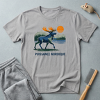 T-shirt Élan «Puissance Nordique» 🦌🌄