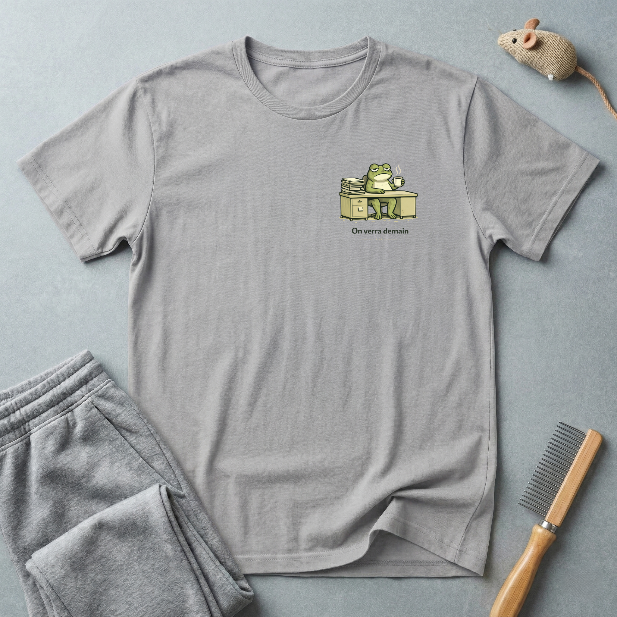 T-Shirt grenouille — "On verra demain"