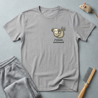 T-shirt illustration de paresseux — «J’essaie… mais lentement»