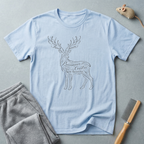 T-shirt Cerf Calligraphie