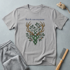 T-shirt — «Roi de son royaume» — T-shirt graphique cerf aux bois en forme d’arbre