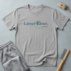 T-shirt écriture florale «Laissez-Passer»