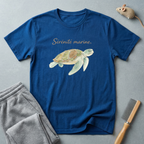T-shirt tortue de mer — «Sérénité marine» — T-shirt aquarelle