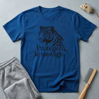 T-shirt léopard «Protéger le sauvage» — T-shirt graphique pour la protection de la faune