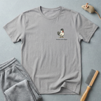 "Patriote mais fatigué" Illustration coq T‑Shirt