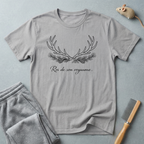 T-shirt couronne de bois de cerf — «Roi de son royaume»
