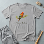 T-shirt illustration perroquet — «Voix de la forêt»
