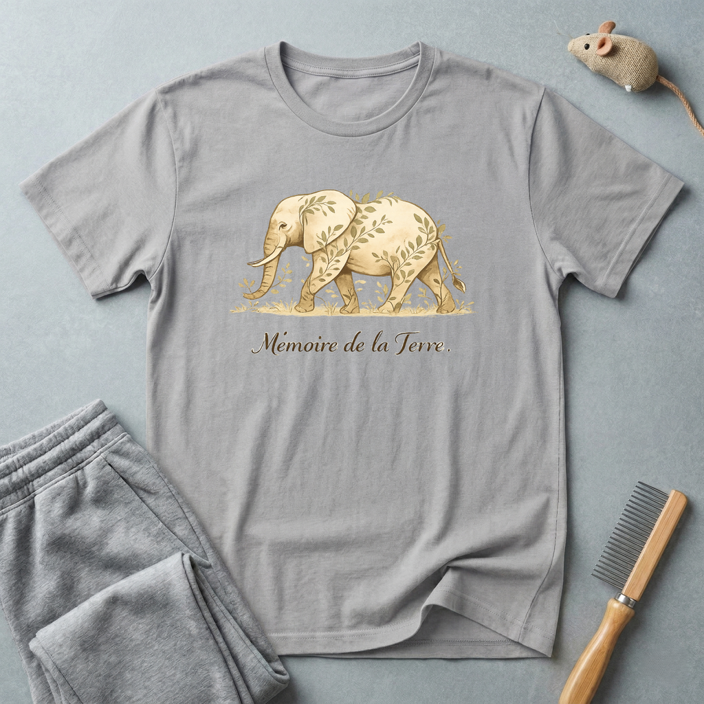 T-shirt "Mémoire de la Terre" Éléphant 🐘