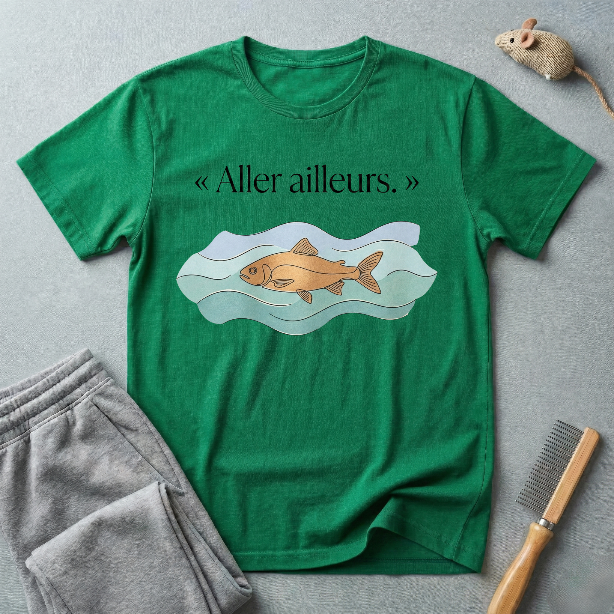 T-shirt Poisson «Aller Ailleurs»