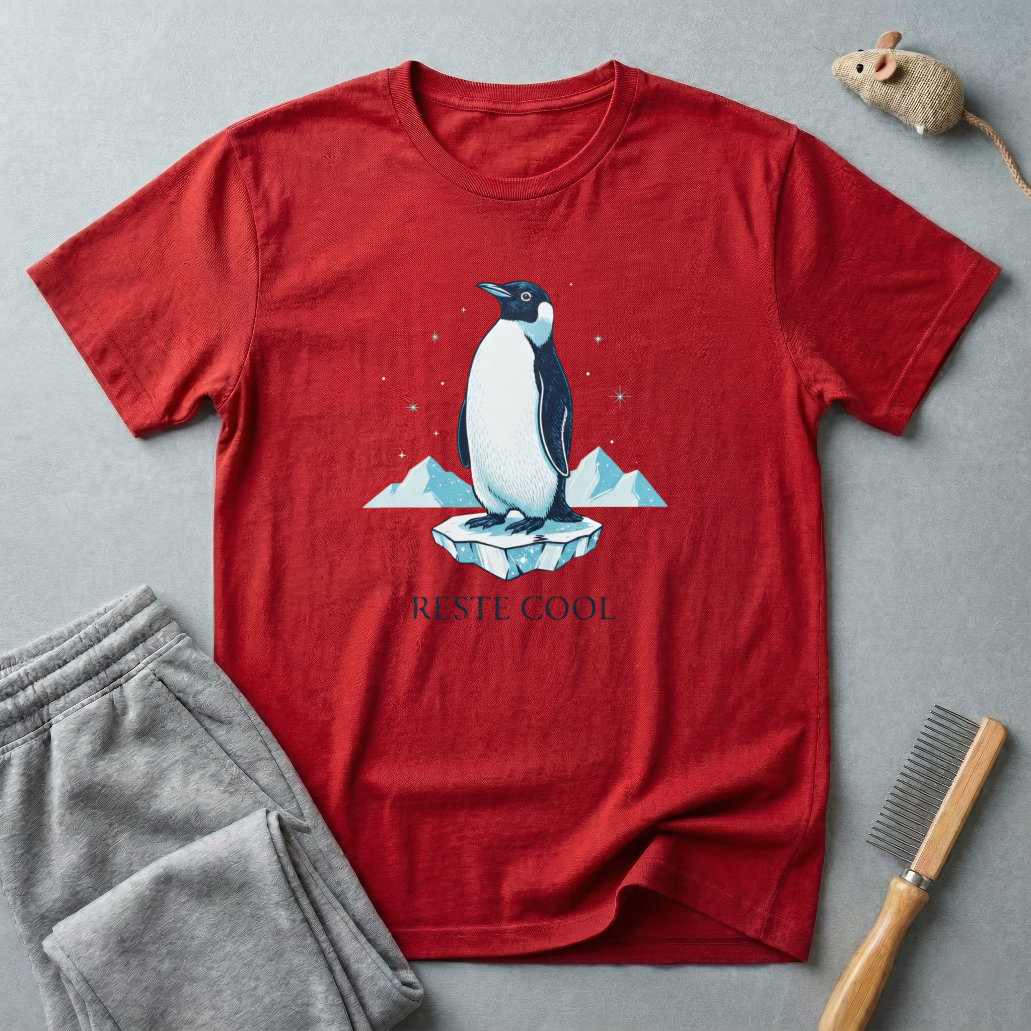 T-shirt Pingouin «Reste Cool»