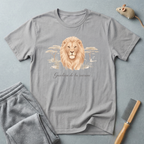 T-shirt illustration Lion — T-shirt faune délicat «Gardien de la Savane».