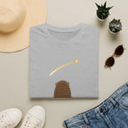 T-shirt Hérisson et étoile filante — Adorable illustration « Étoile émerveille »