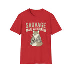 Sauvage Mais Au Chaud Fox T-Shirt — Cozy Vintage Fox Graphic Tee