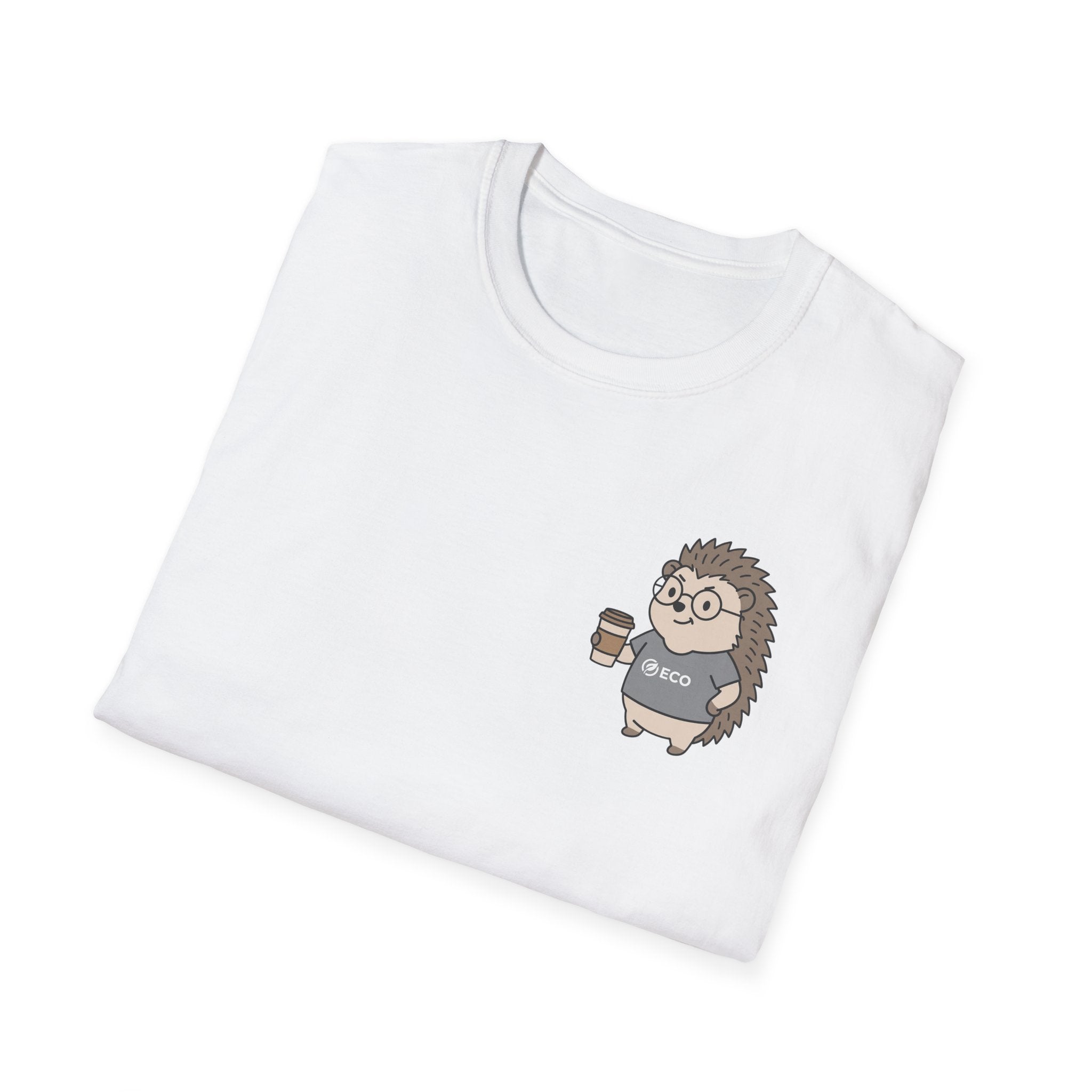 Hedgehog Coffee T-Shirt — Cute Coffee Lover Graphic Tee