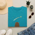 T-shirt Hérisson et étoile filante — Adorable illustration « Étoile émerveille »
