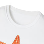 T-shirt graphique avec étoile de mer — Jolie étoile de mer orange