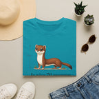T-shirt — Adorable illustration d’hermine : « Je pèse 70 grammes, je chasse des lapins »
