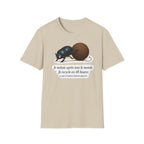 T-shirt — Scarabée bousier « Je recycle en 48 heures »