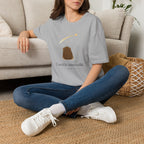 T-shirt Hérisson et étoile filante — Adorable illustration « Étoile émerveille »