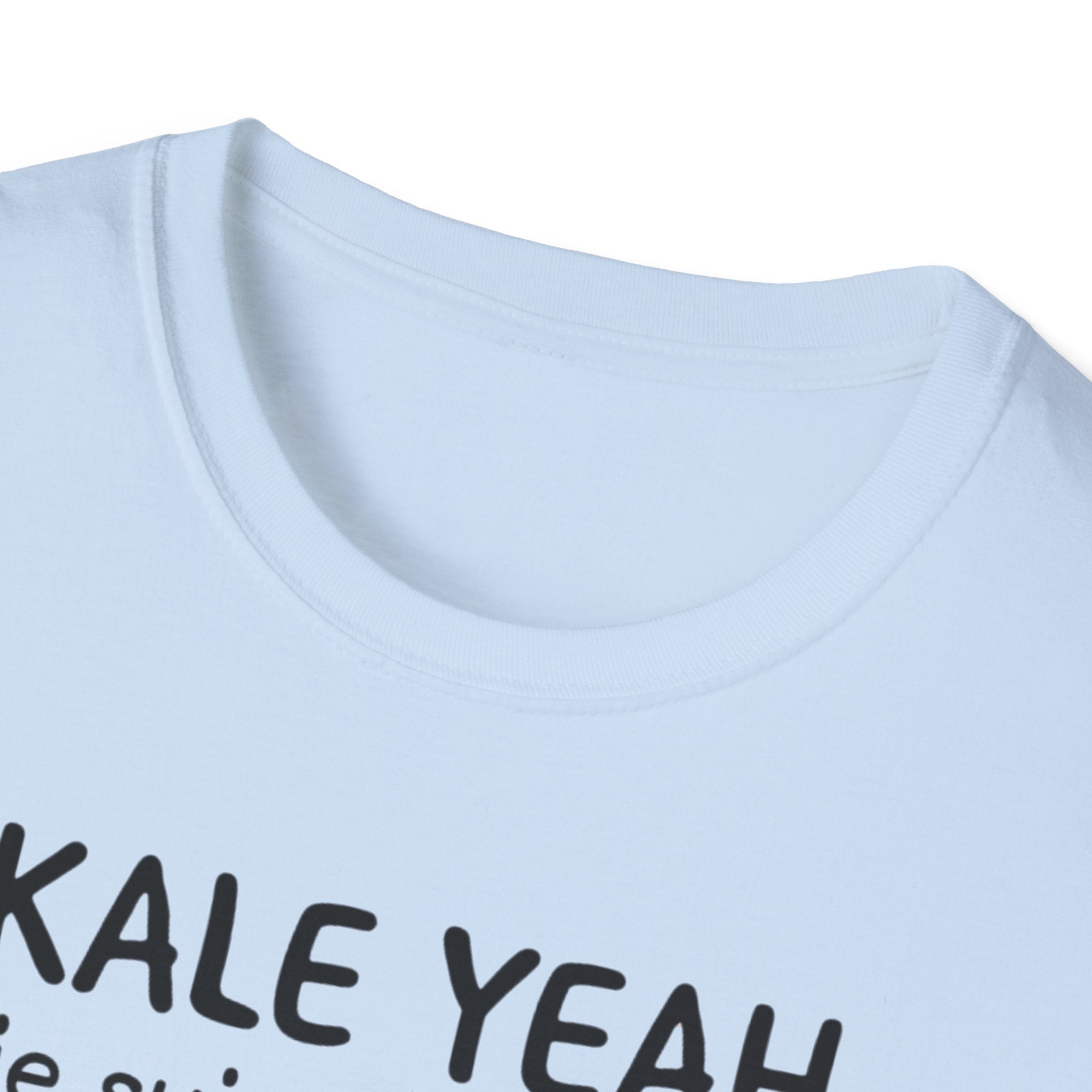 Kale Yeah Cat T-Shirt – Cute Vegan/eco-friendly Graphic Tee ("je suis éco-pailu")