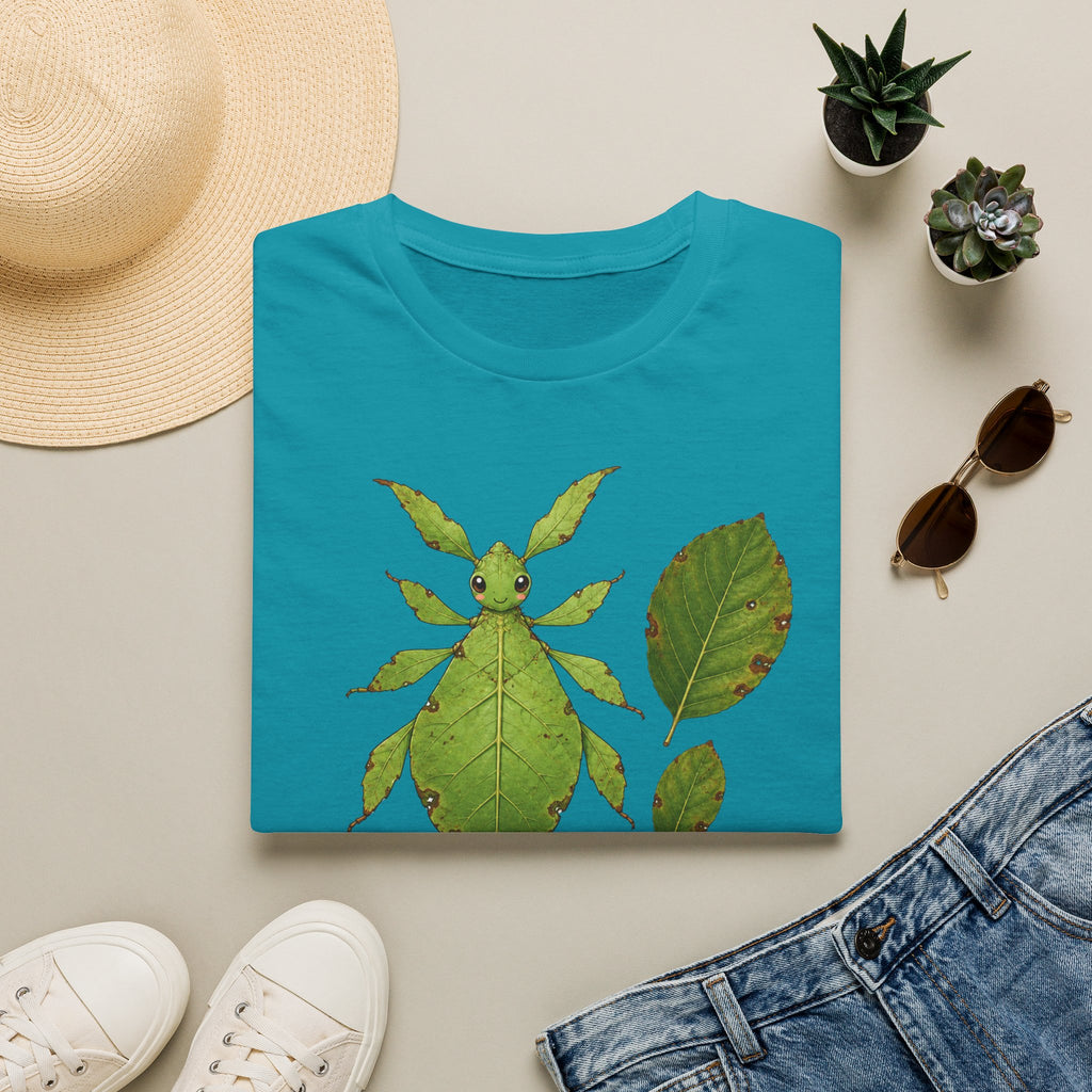 T-shirt Insecte-feuille — Illustration botanique d’un phasme