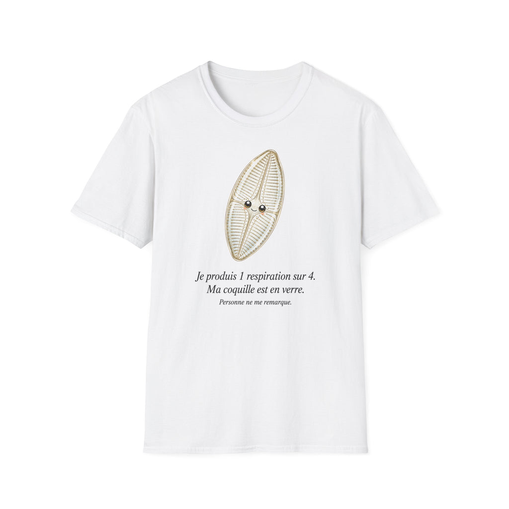 T-shirt — Adorable illustration d’une coquille en verre