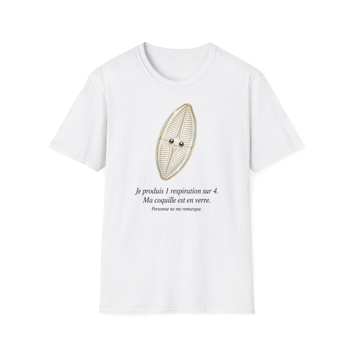 T-shirt — Adorable illustration d’une coquille en verre
