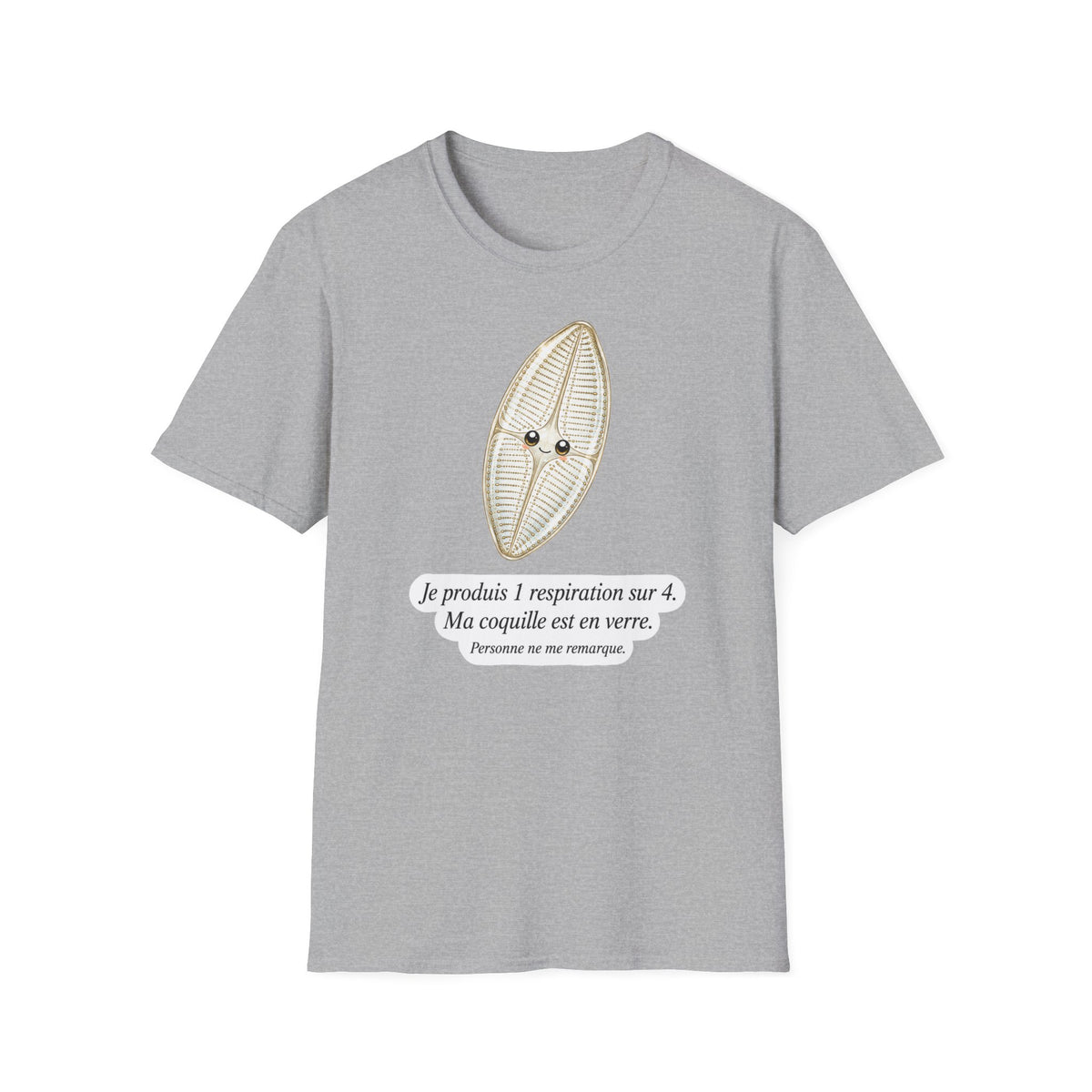 T-shirt — Adorable illustration d’une coquille en verre